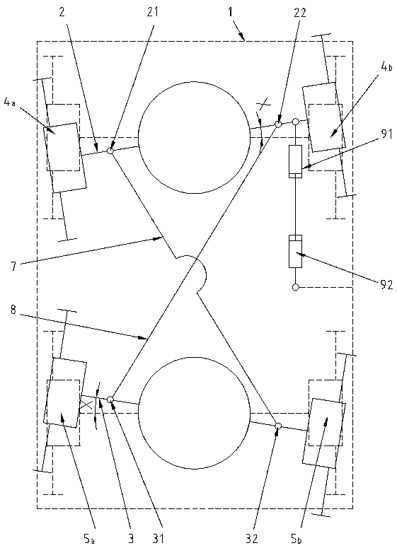 Electric-driven steering chassis