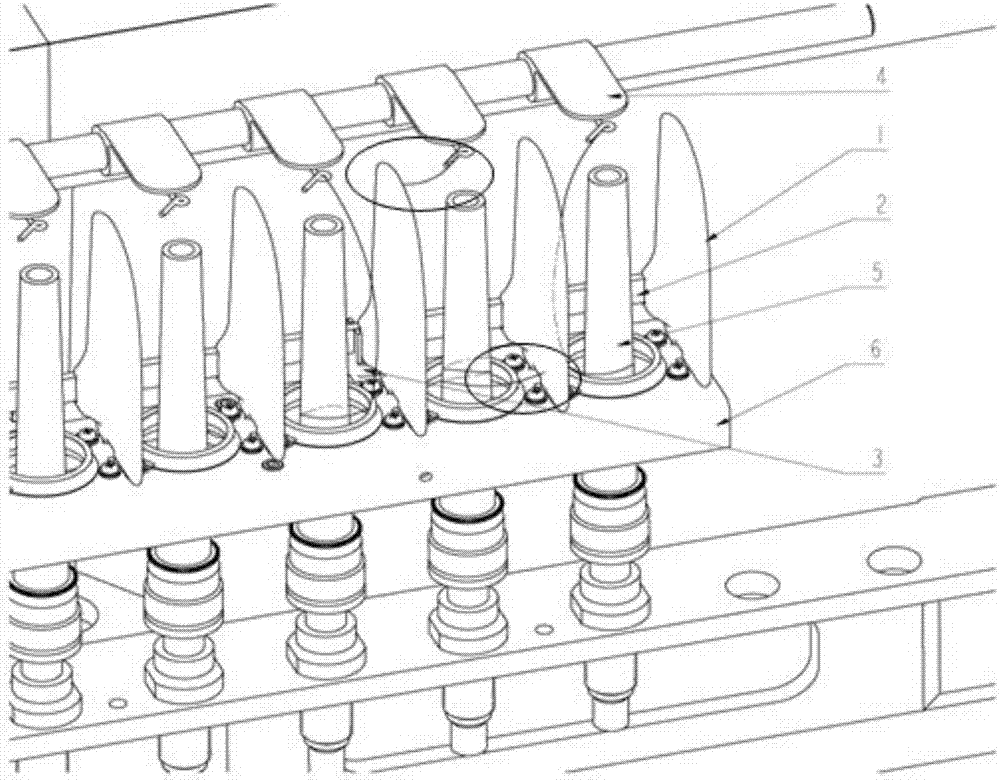 Textile yarn separators and applied high-speed ring spinning frame thereof