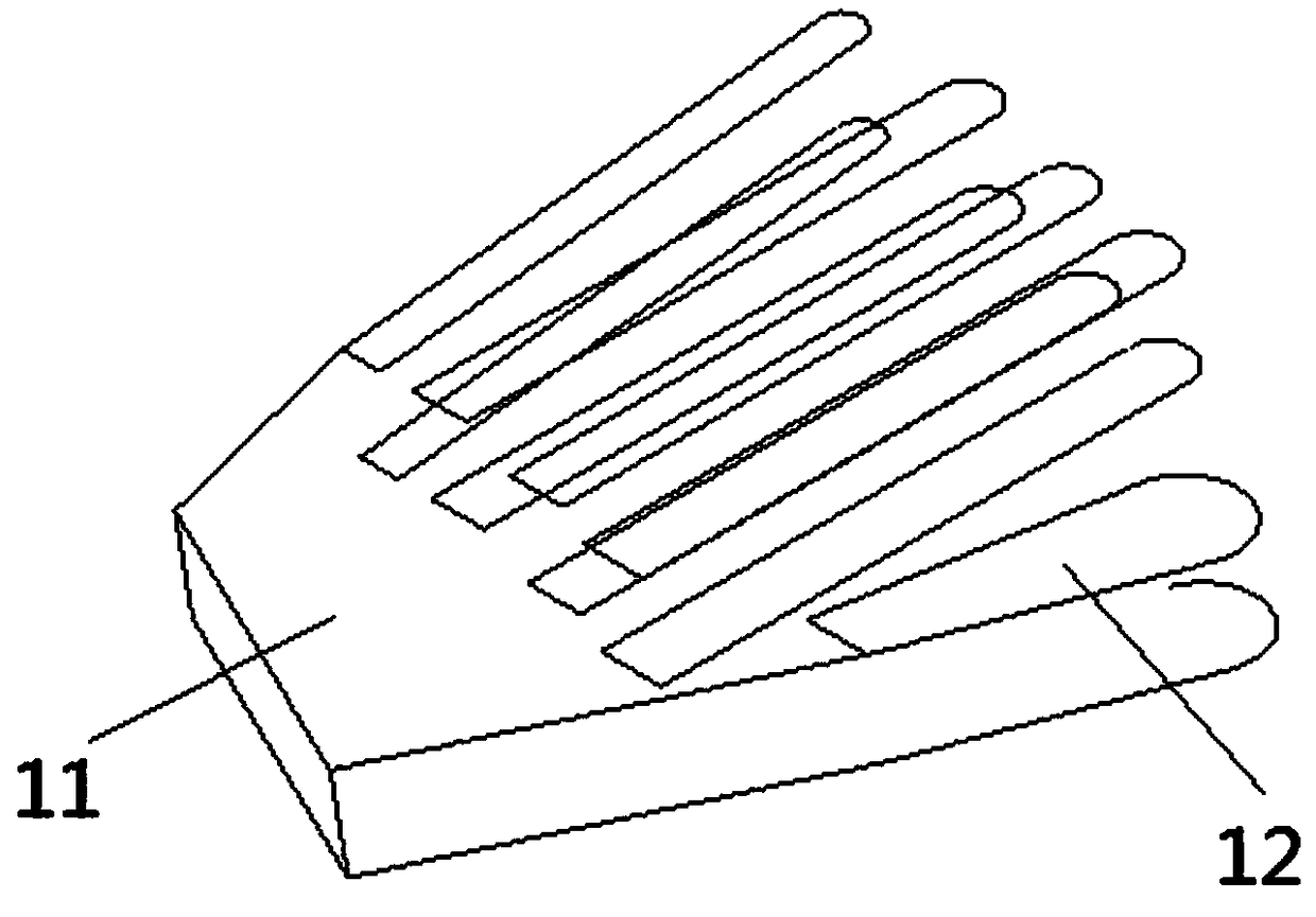 Shoe sole pressing profiling hand, shoe sole clamping device and full-automatic shoe sole grinding machine