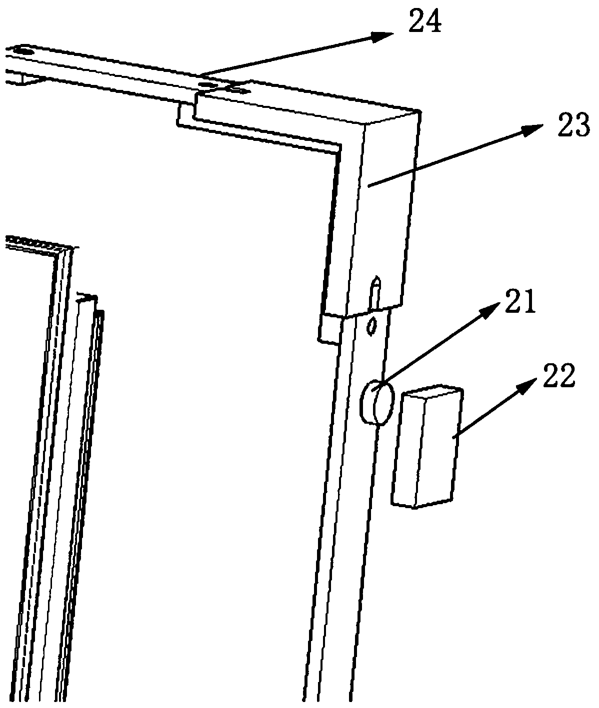 Inwardly tilt-turn window structure