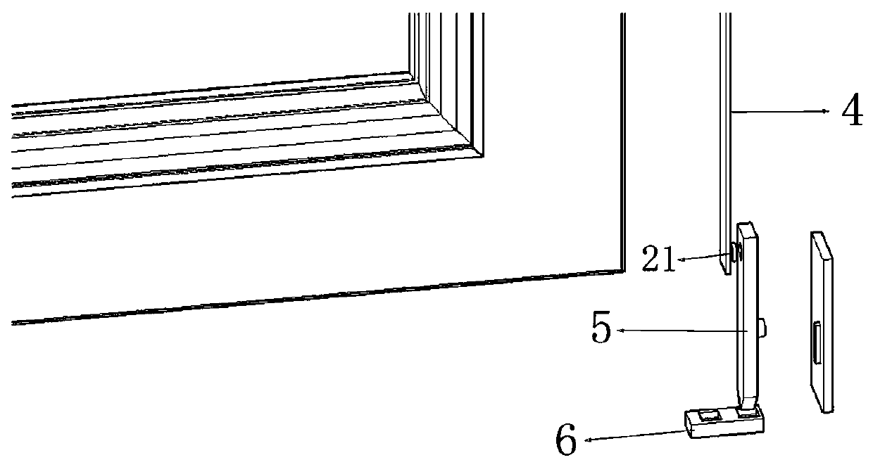 Inwardly tilt-turn window structure