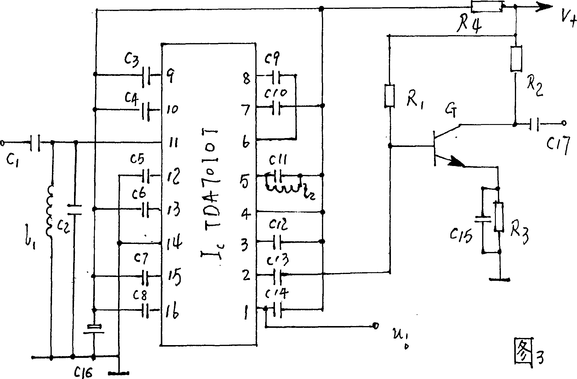 Frequency allocation networking of urban line telephone network