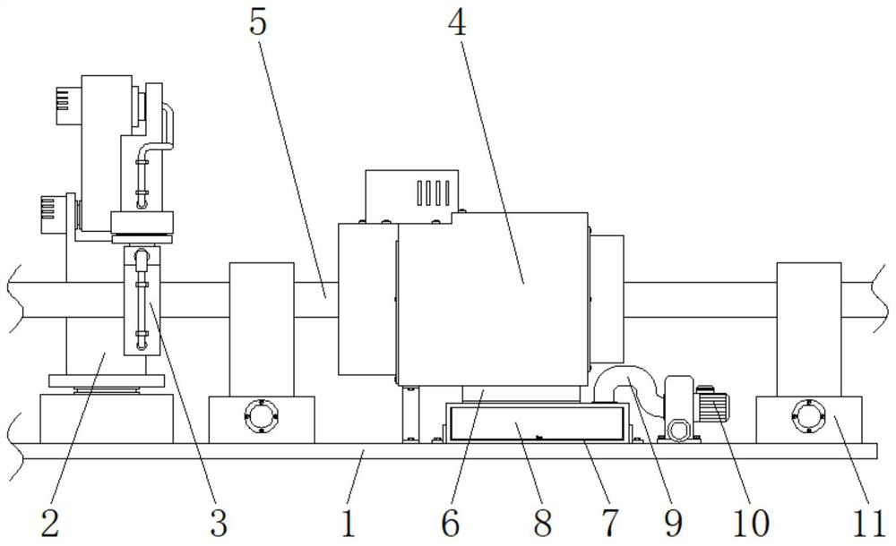 Robot spraying equipment capable of pretreating spraying surface