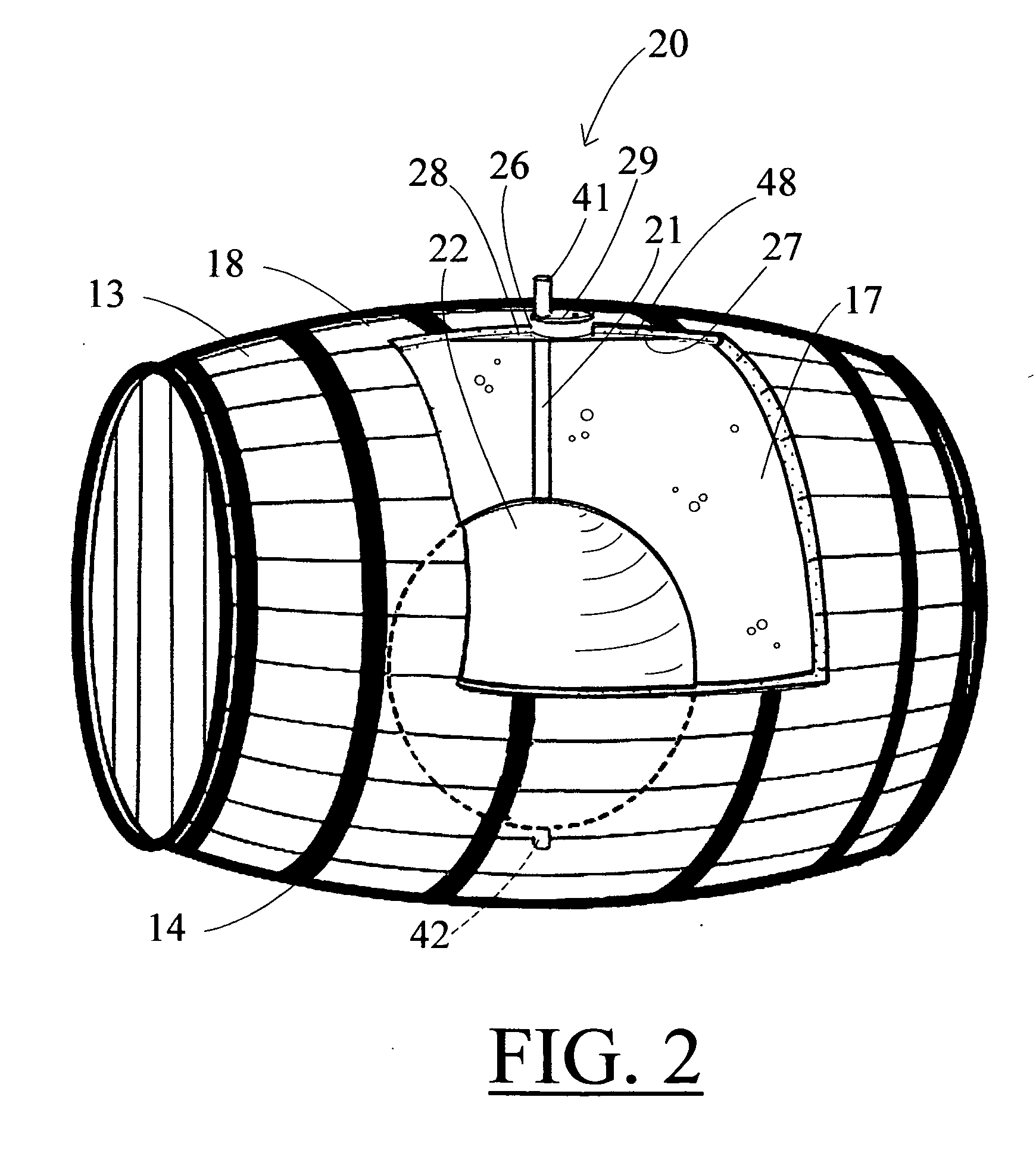 Tilting rack system