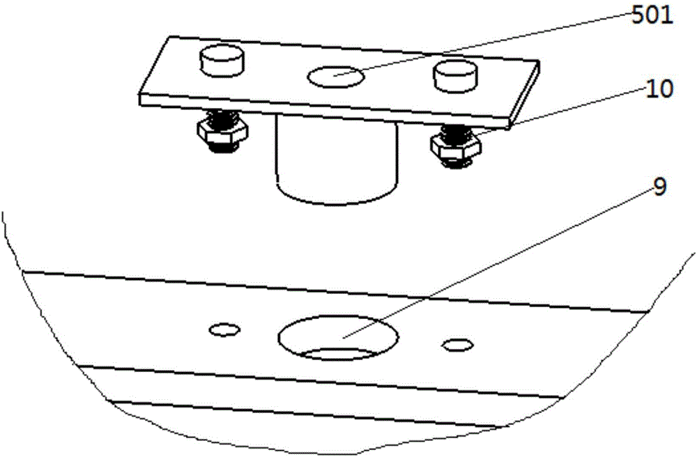 Drilling fixture for plastic pipe