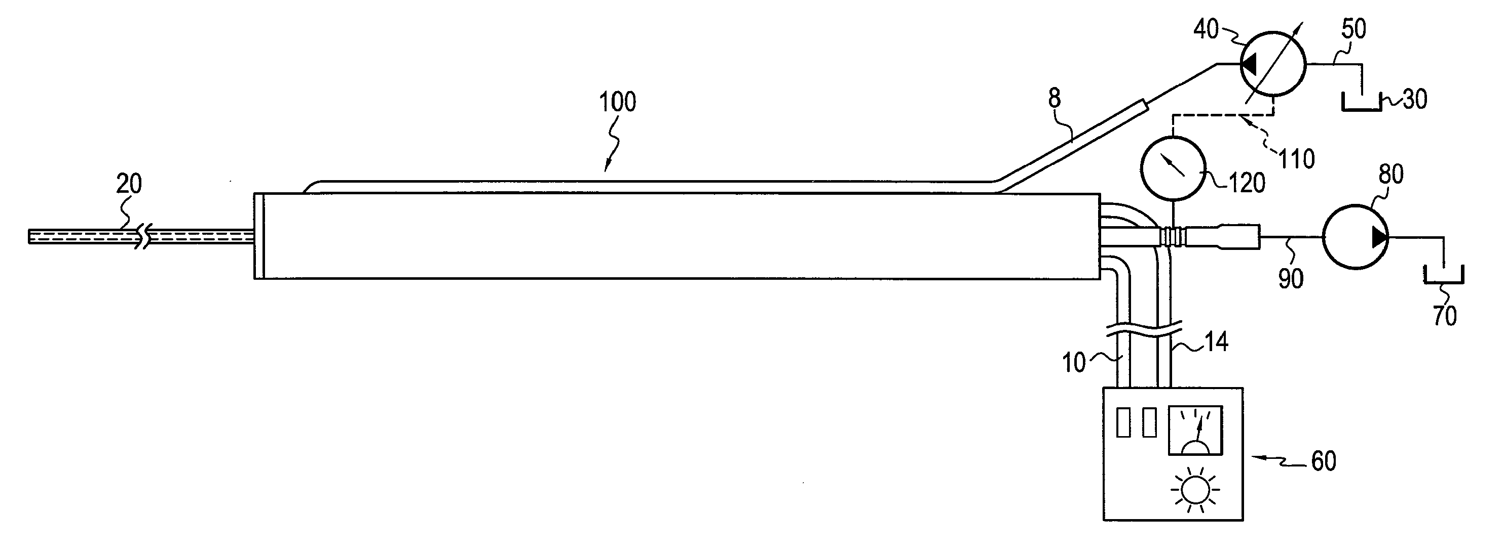 Ultrasound emitting system and ultrasound treatment machine comprising said system