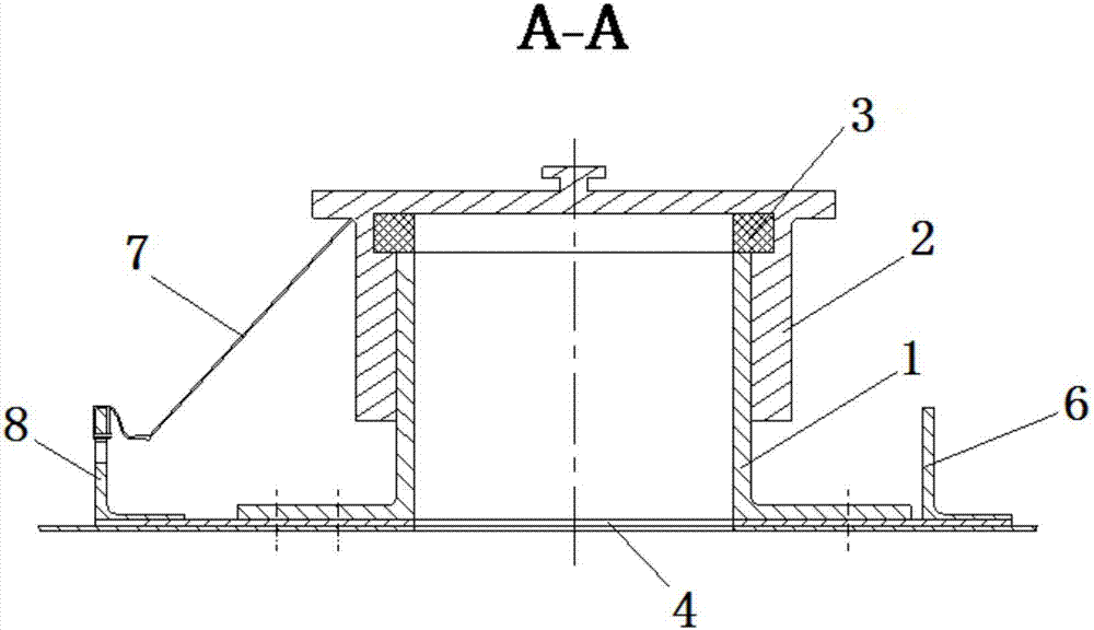 Aircraft inflating device