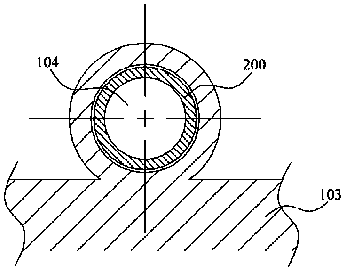 Lower shaft support device of sewing machine