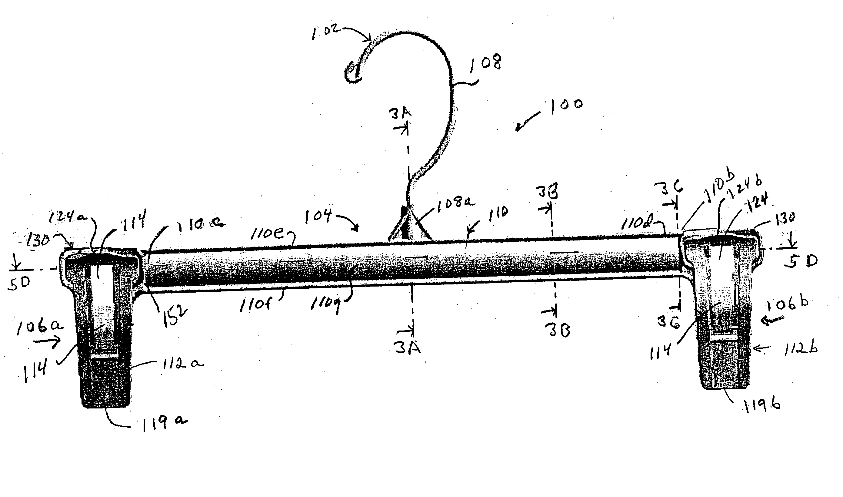 Hanger beam construction