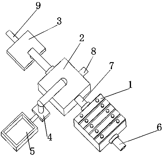 Internal mixer waste gas treatment structure capable of preventing pipeline blockage