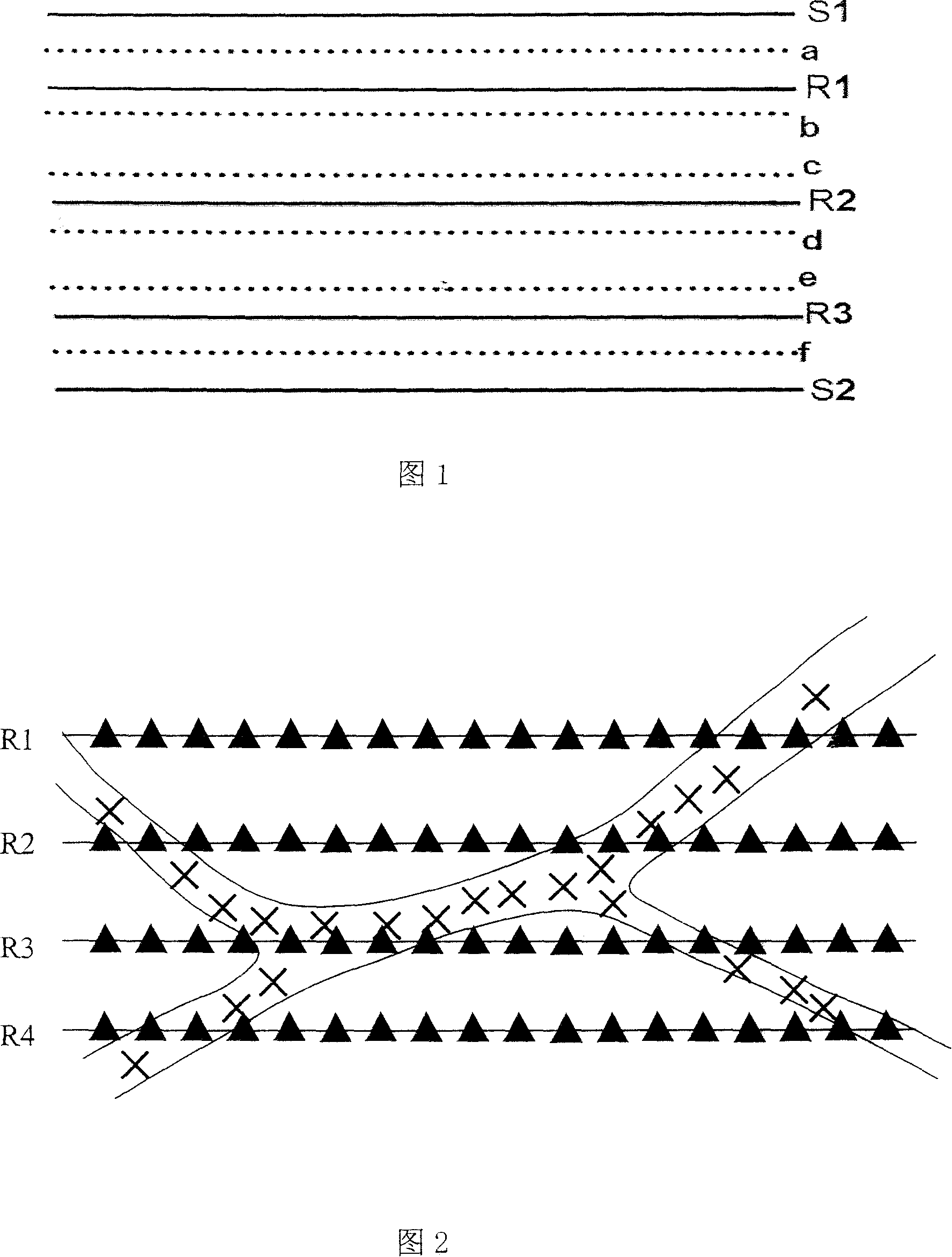 Complicated earth surface banding earthquake collection method