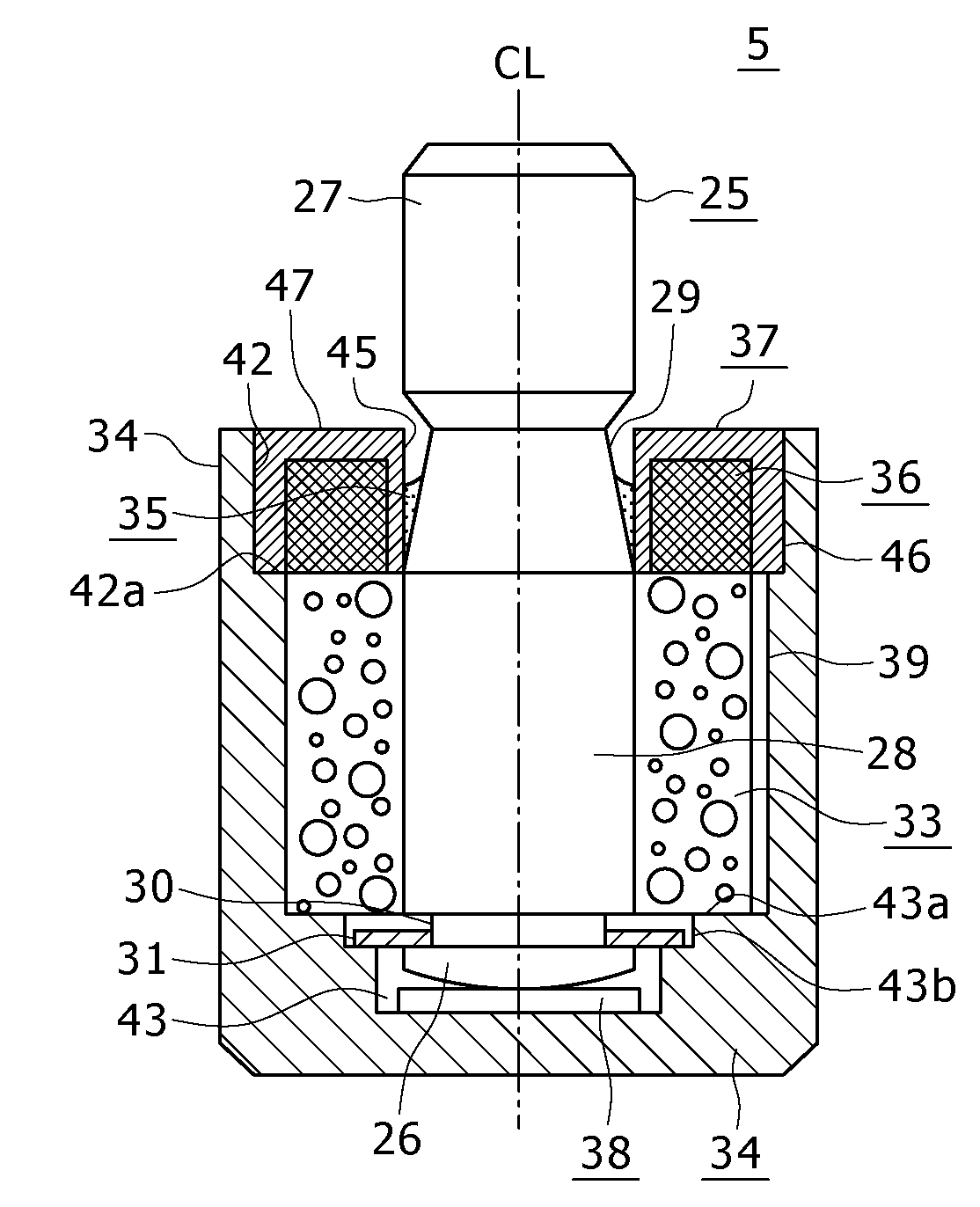 Bearing unit, motor using the bearing unit, and electronic equipment using the motor