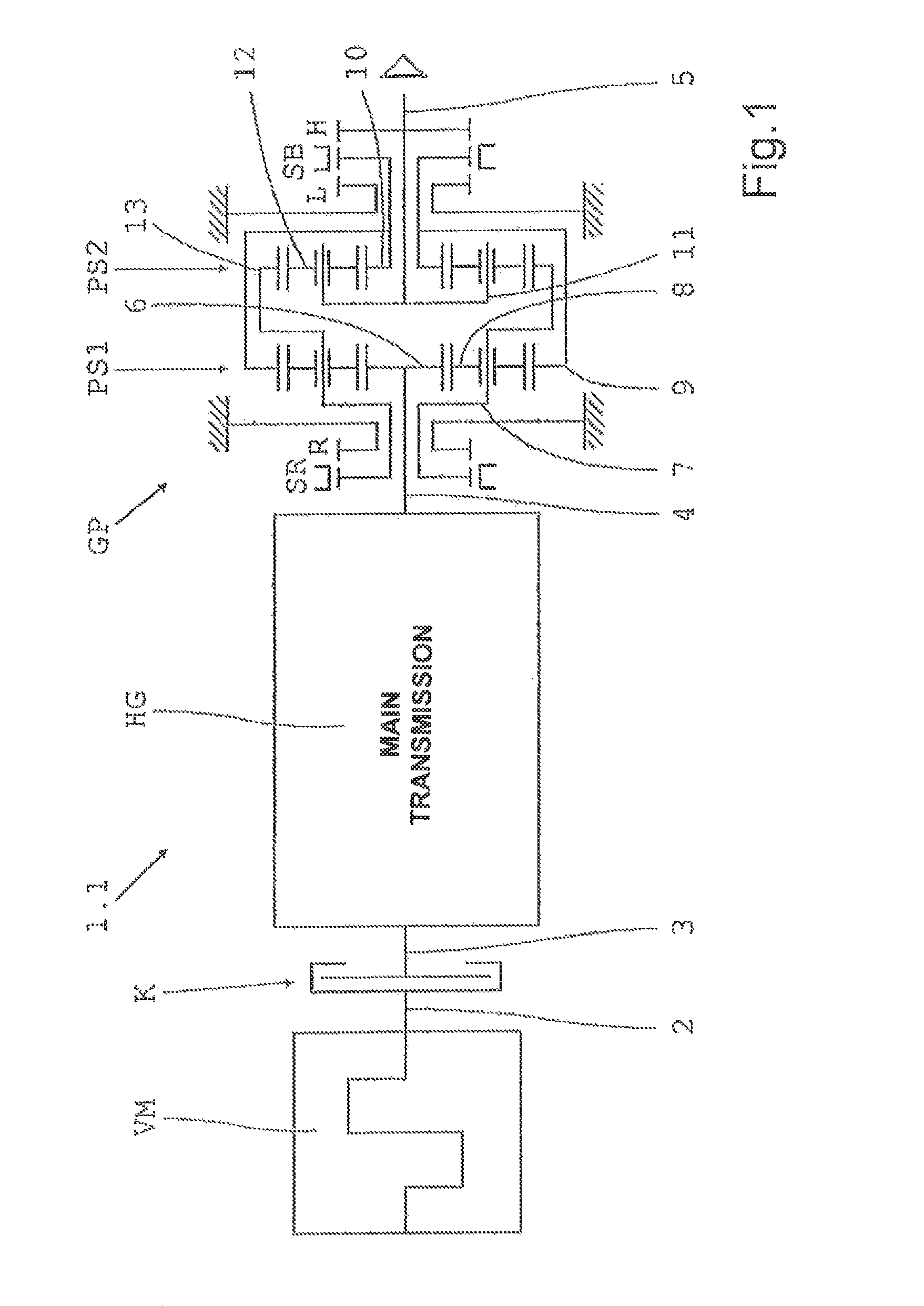 Range-change transmission of a motor vehicle