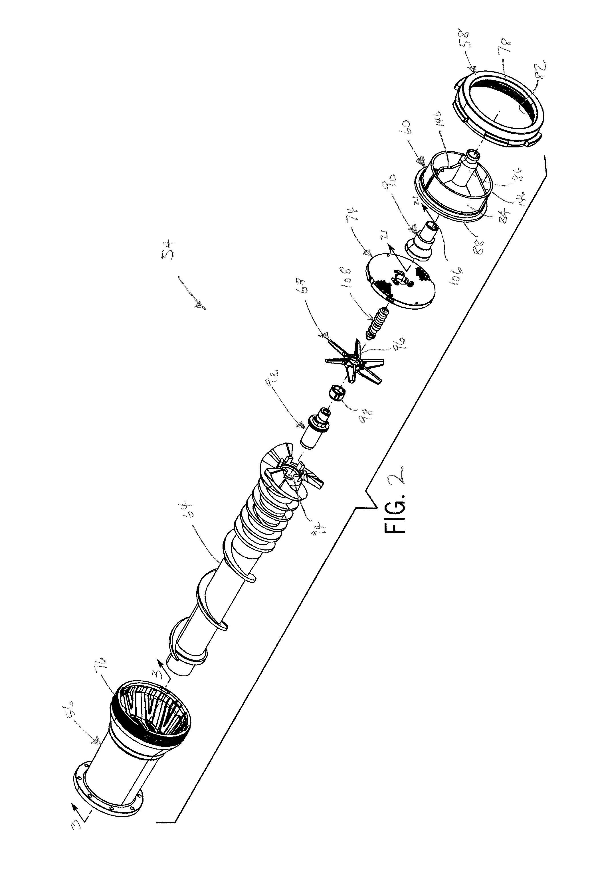 Helical discharge flute of a grinding machine