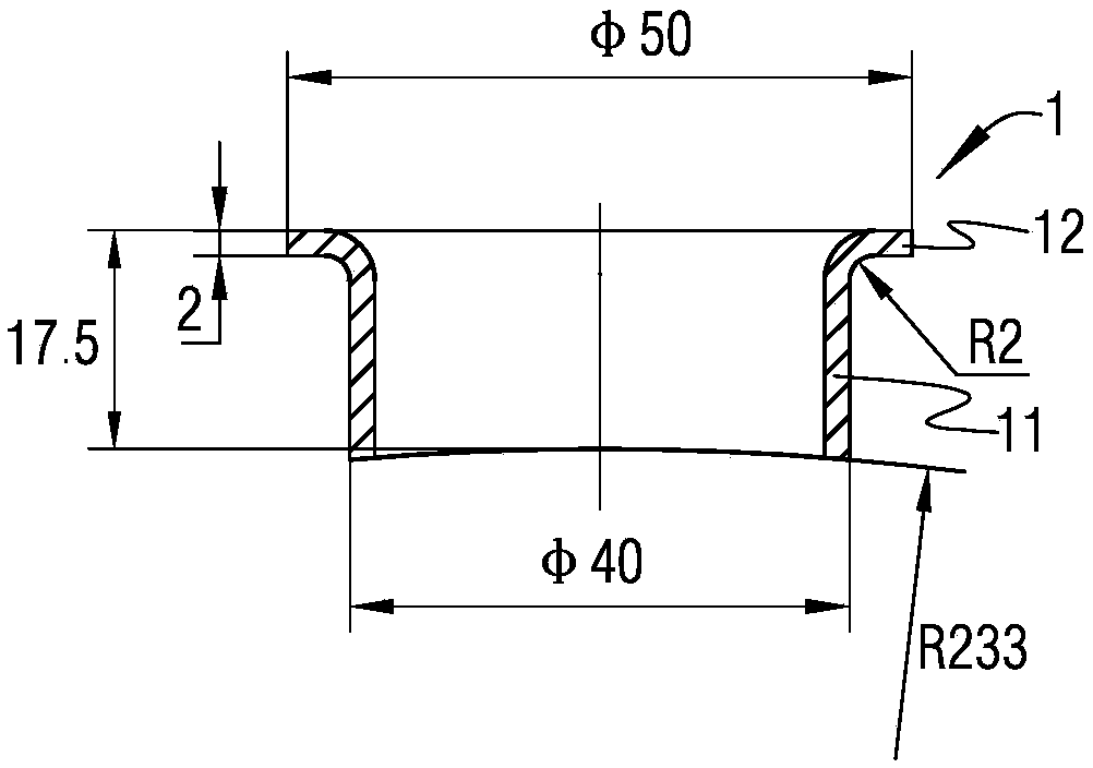 Die for sleeve punching forming and using method of die