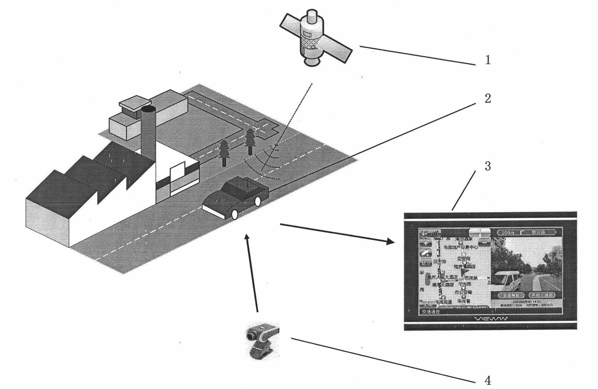 Road live view navigation method