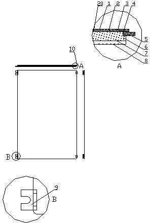 Long-service life vacuum heat insulation ceramic-like decorative plate