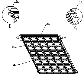 Long-service life vacuum heat insulation ceramic-like decorative plate