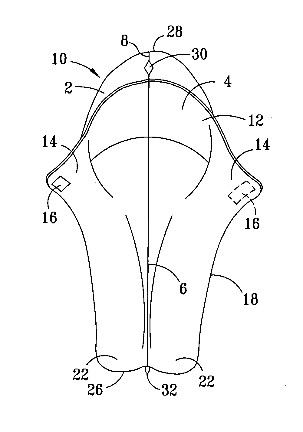 Secure and Absorbent Elongated Hood