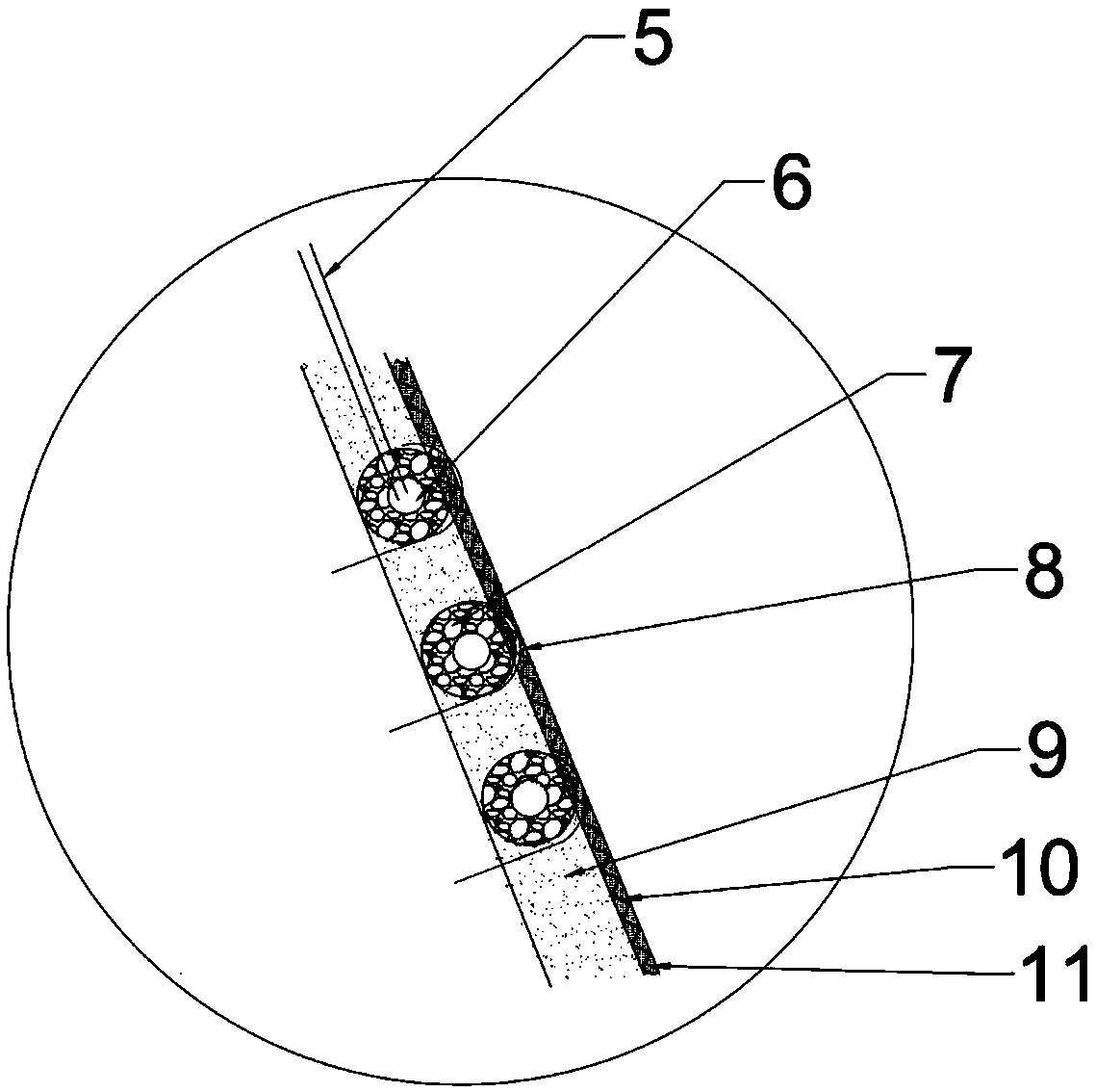 High-steep rock slope ecological restoration system and implementation method thereof