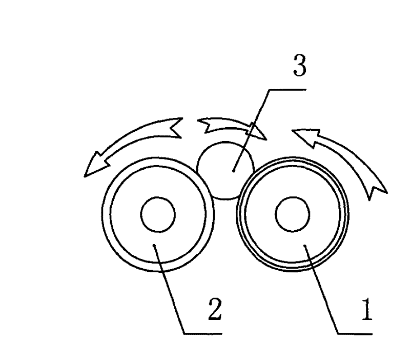 Method for stripping off green husk of nut through mechanized dry process