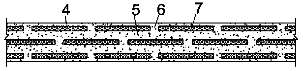 Heat-free bridge line-shaped reinforced node of fabricated insulation board