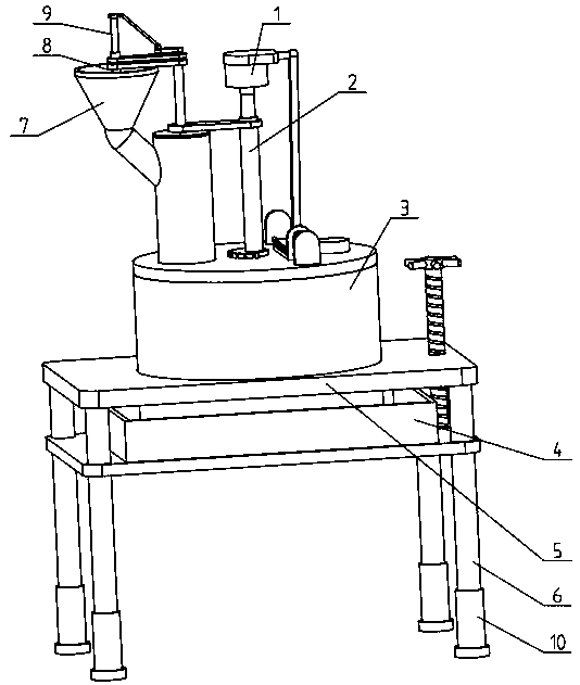 Compound microbial organic fertilizer production device