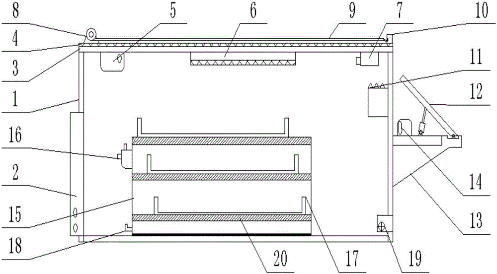 Small-scale edible fungus planting device and planting method