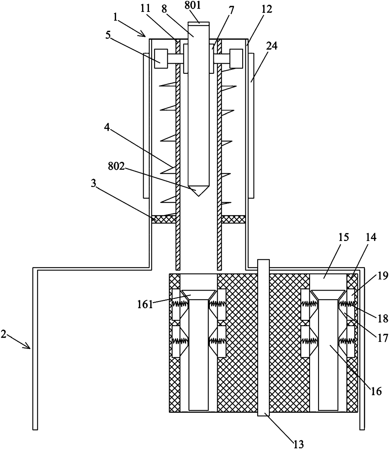 Environment-friendly rustproof mounting tool used for architectural decoration