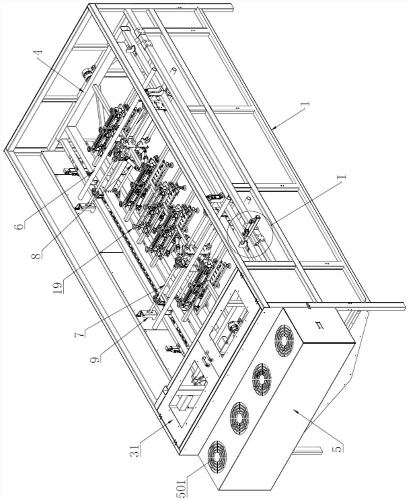 Automatic seedbed cleaning equipment