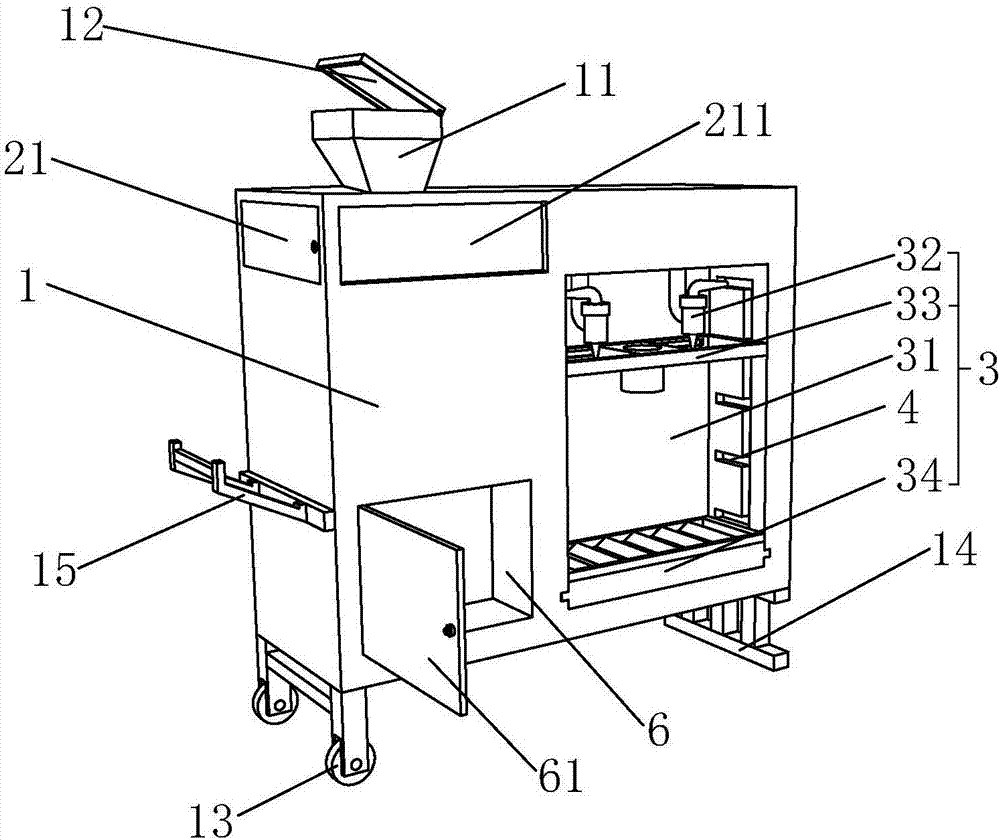 Water purifying and water taking device for water drinking