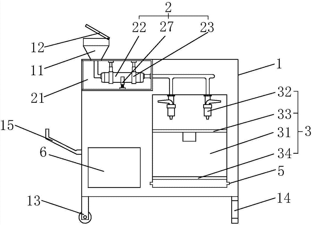 Water purifying and water taking device for water drinking