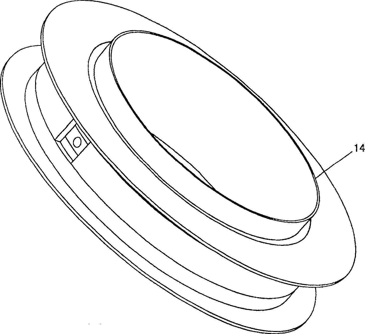 Electrovacuum tube with dual anodes, and assembling method