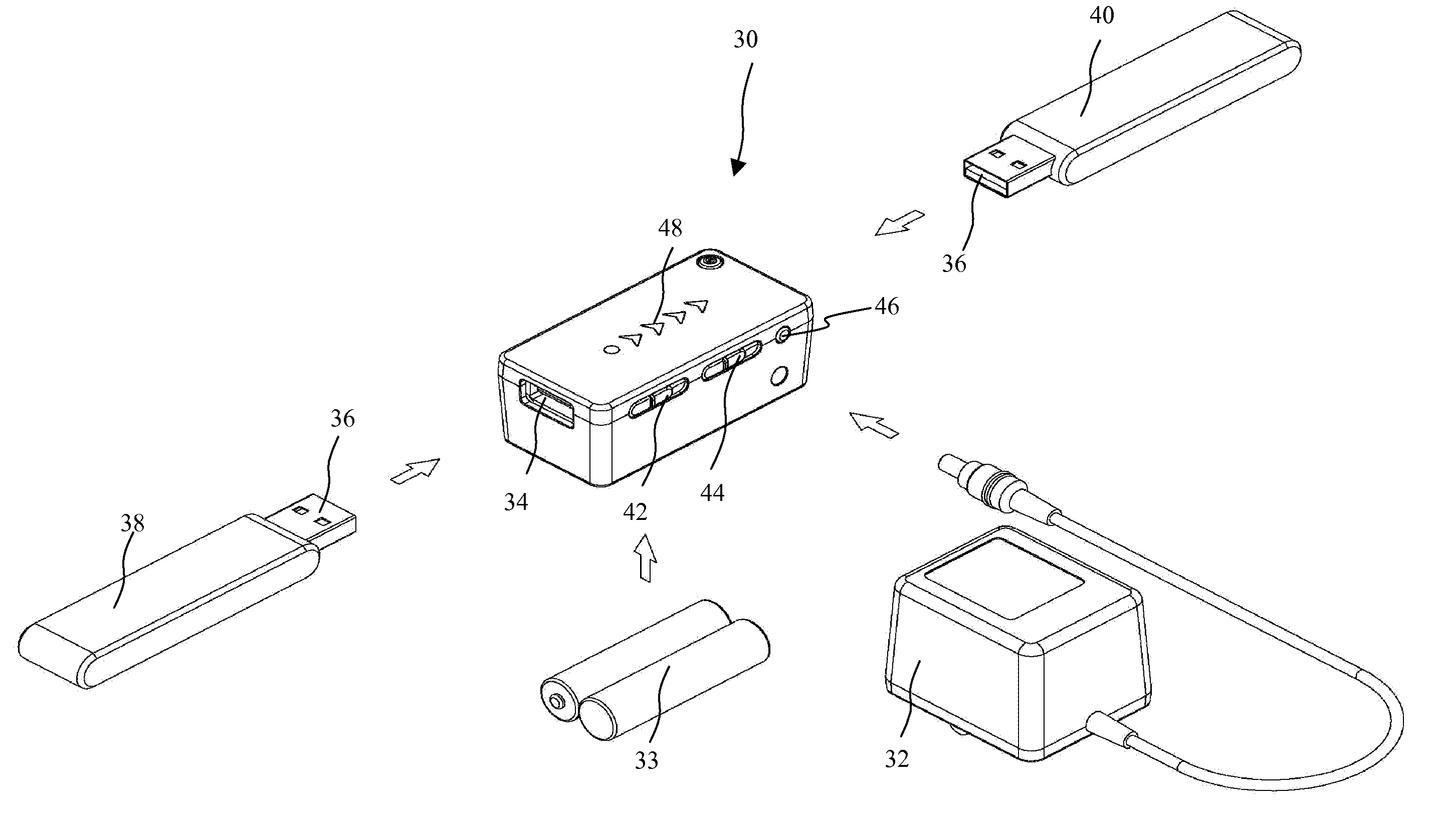 Recordable device that could record flash disks without computers