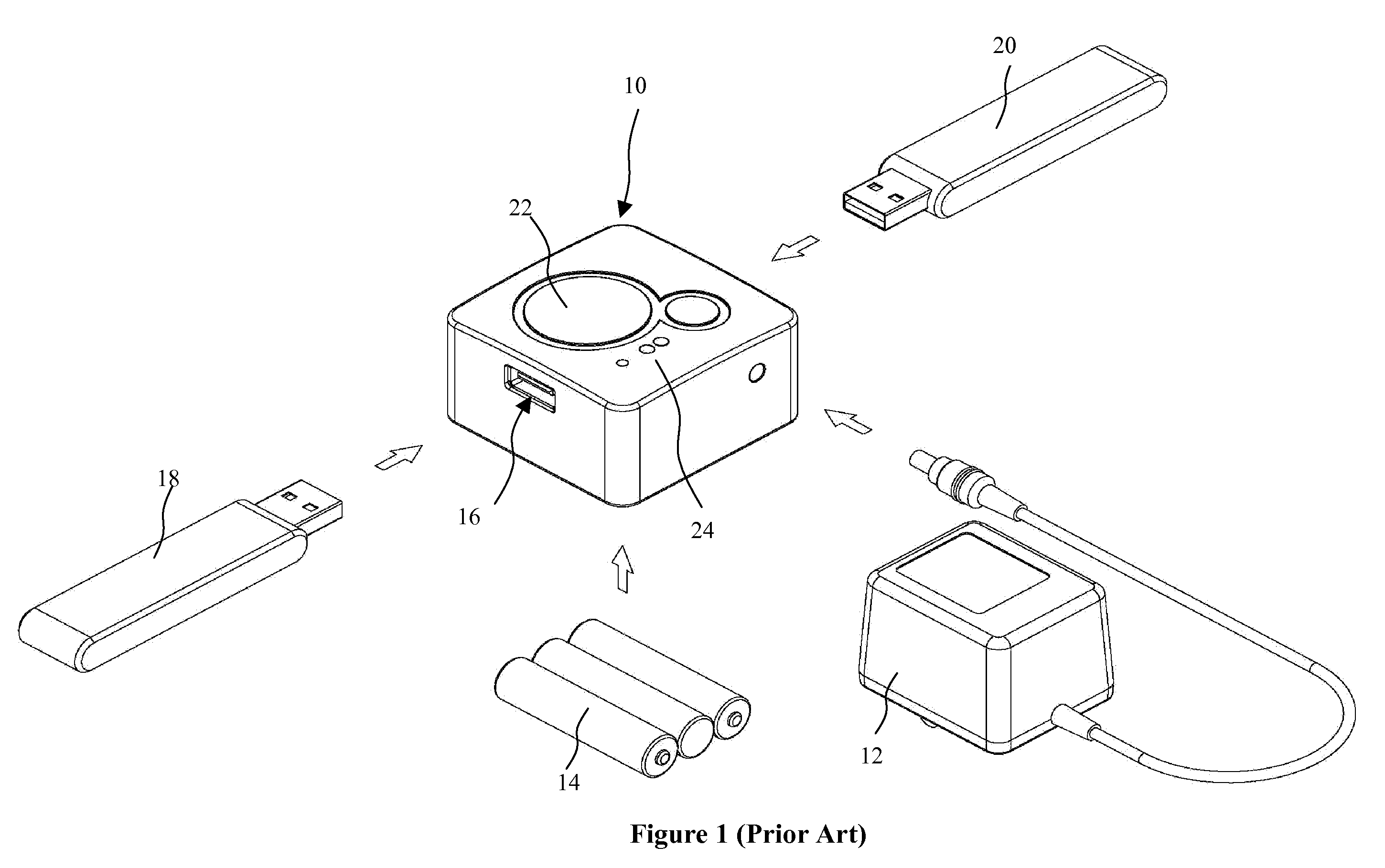 Recordable device that could record flash disks without computers