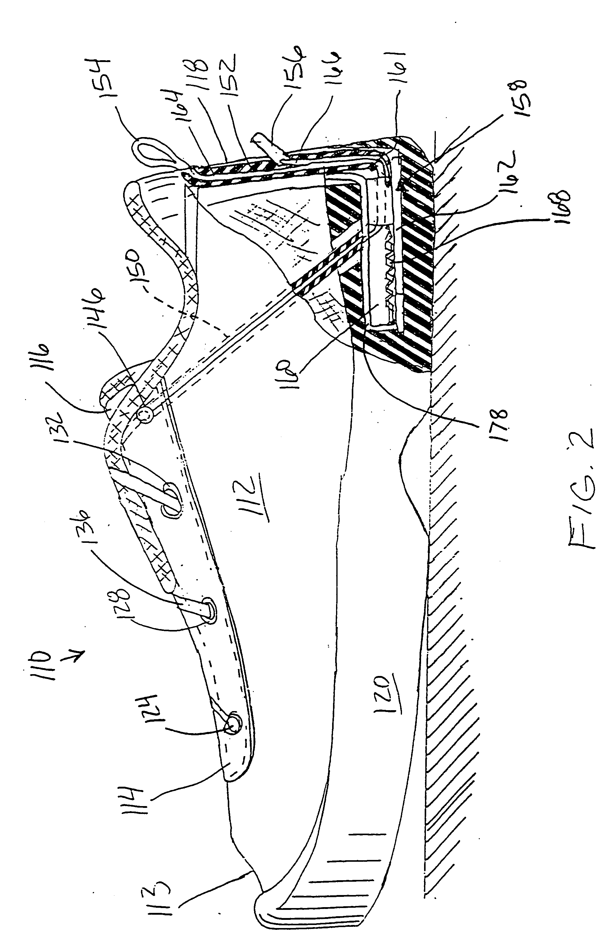 Automated tightening shoe