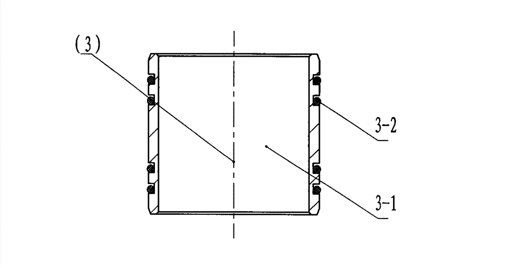 Fracturing-extraction well head device with combined sealing, directional separation and abrasion resistance