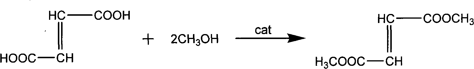 Novel synthesis process for dimethyl fumarate