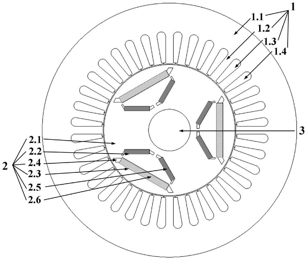 Consequent pole series magnetic circuit hybrid permanent magnet memory motor