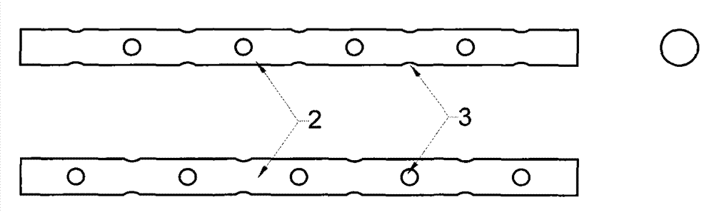 Wave dissipating wall with multi-layer combined pipes and floating hoses