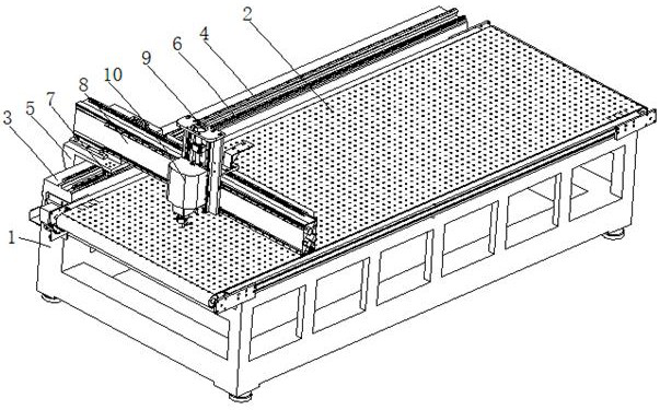 Automatic edge trimmer with vacuum adsorption function