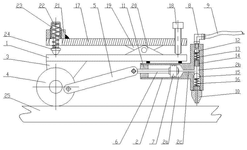 Automatic oiling machine for automobile production line