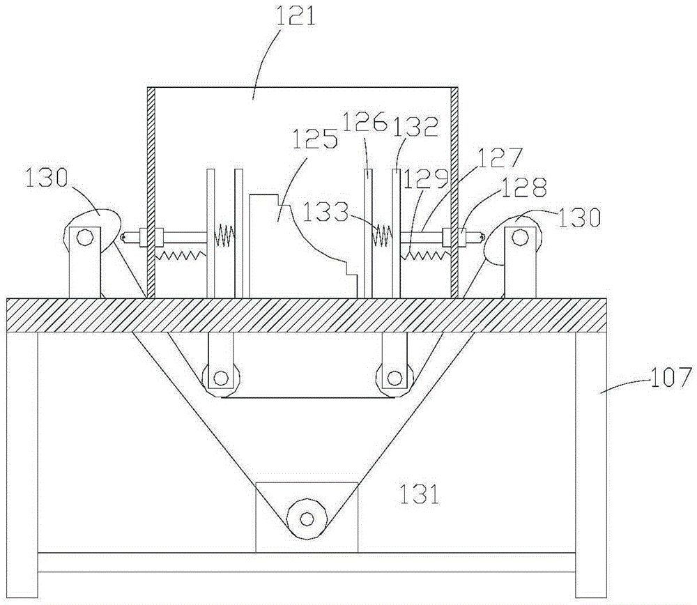 Foam line starching device