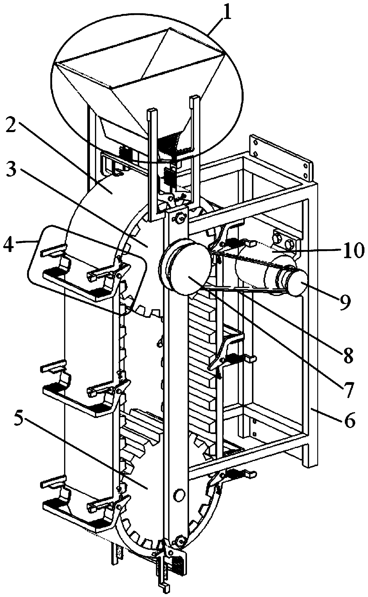 Multi-bud cane stem dropping apparatus