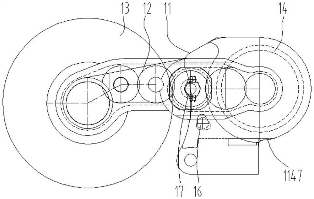 Cutting mechanism of thin seam short-span coal mining machine