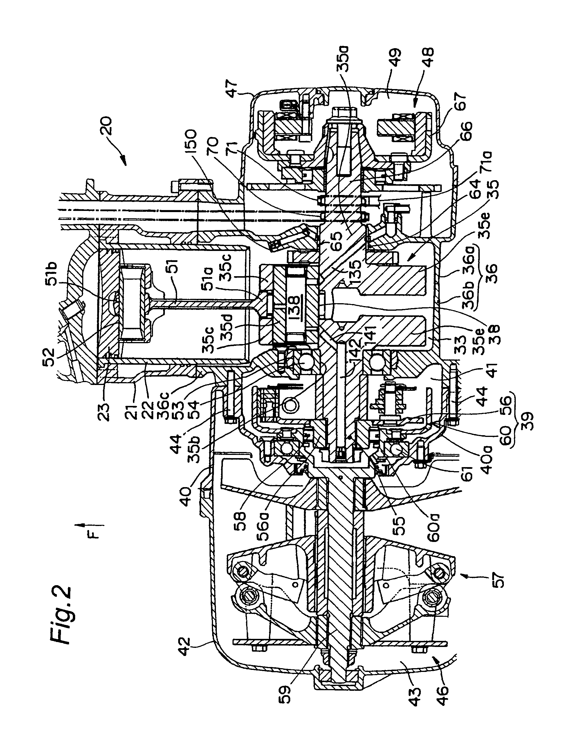 Engine with centrifugal clutch