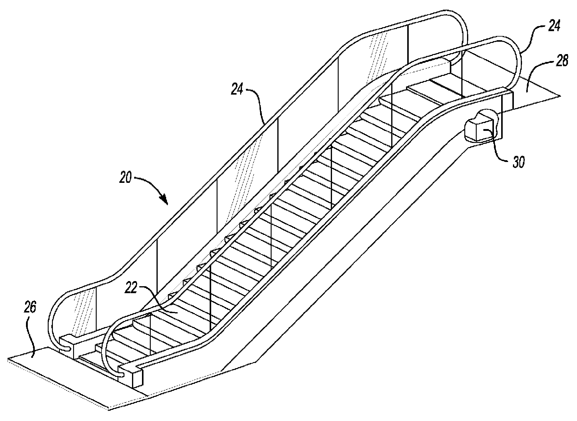 Regenerative power control for passenger conveyors