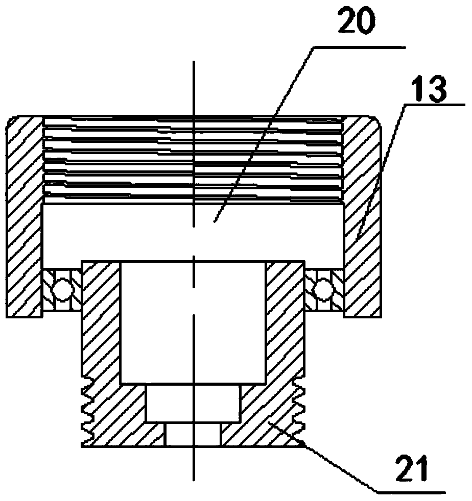 Automatic-rotating electrostatic spinning device assisted by high-pressure airflow and provided with nozzle