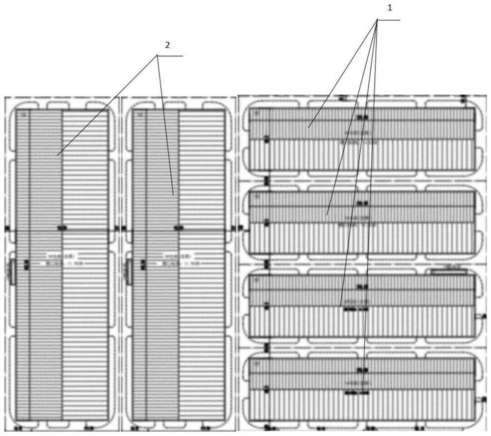 Large scrap steel processing and distribution center factory and workshop arrangement mode