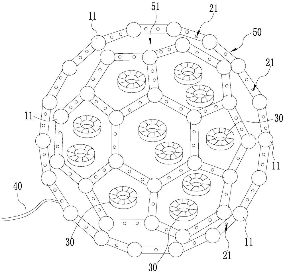 Biofill appliance with integrated aeration